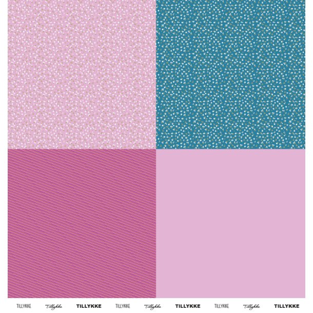 Gavlhusets Design - Papir -  Mnster palette lys