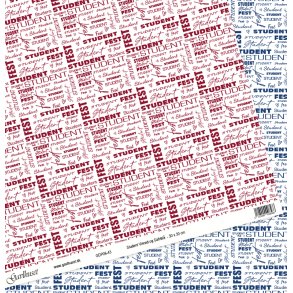 Gavlhusets Design - Papir - Student - Vinrd og Safirbl