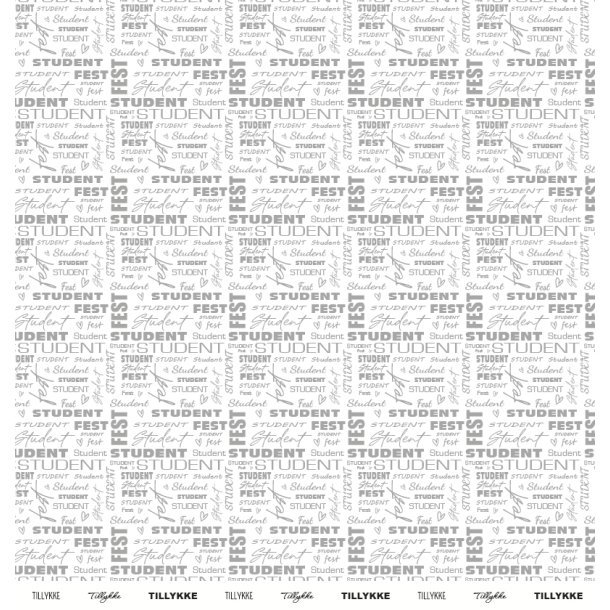 Gavlhusets Design - Papir - Student - Sort og Gr