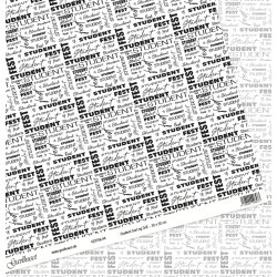 Gavlhusets Design - Papir - Student - Sort og Gr