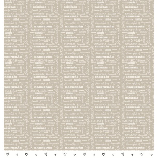 Gavlhusets Design - Papir - Barnedb - Taupe