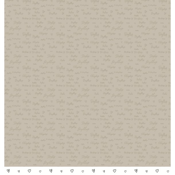 Gavlhusets Design - Papir - Bryllup - Taupe