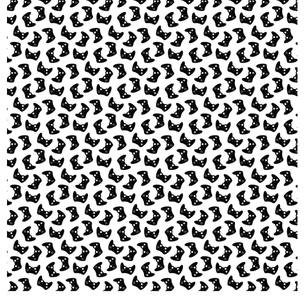 Gavlhusets Design - Papir - Gamer-symboler