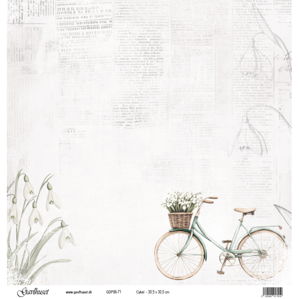 Gavlhusets Design - Papir - Cykel 