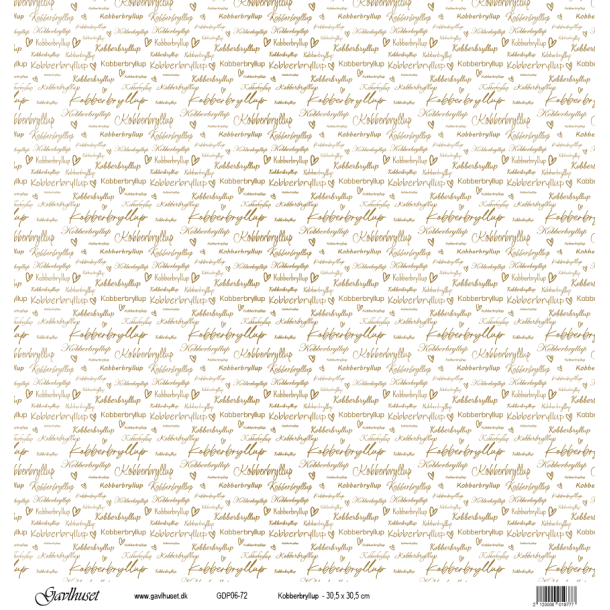 Gavlhusets Design - Papir - Kobberbryllup