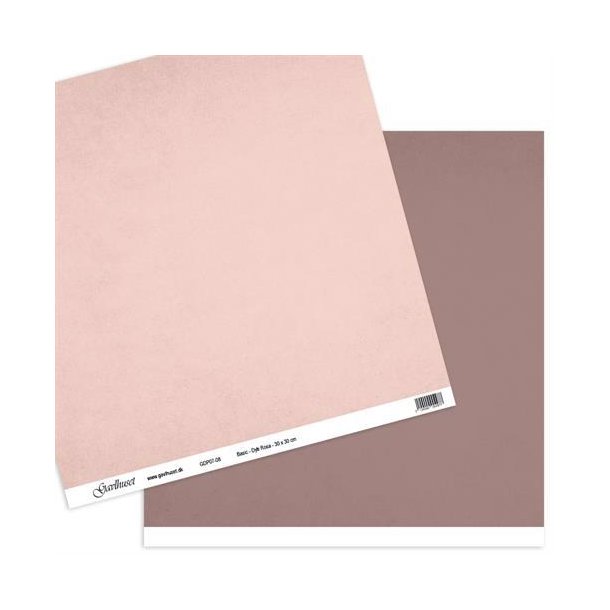 Gavlhusets Design - Papir - Basic  Dyb Rosa