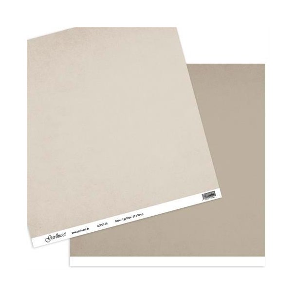 Gavlhusets Design - Papir - Basic  Lys Brun