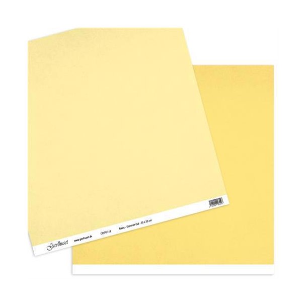 Gavlhusets Design - Papir - Basic  Sommer gul