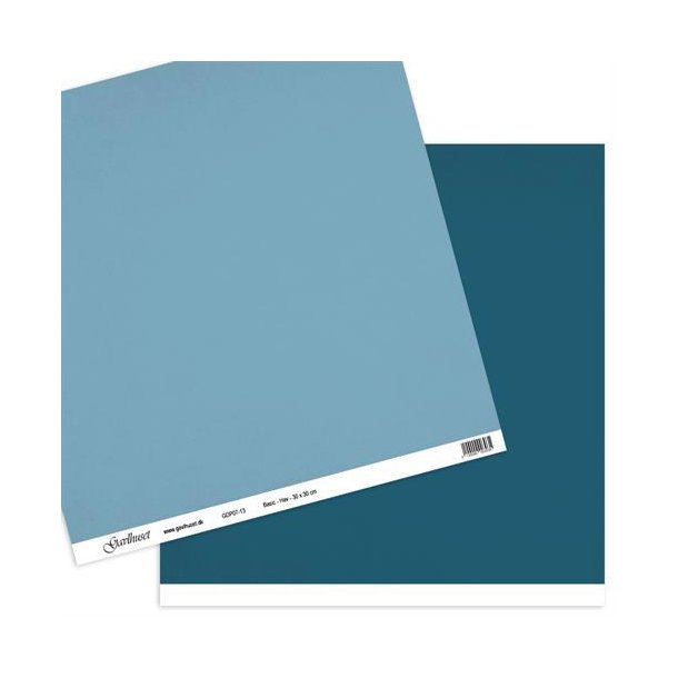 Gavlhusets Design - Papir - Basic  Hav