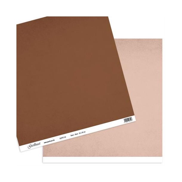 Gavlhusets Design - Papir - Basic - Brun