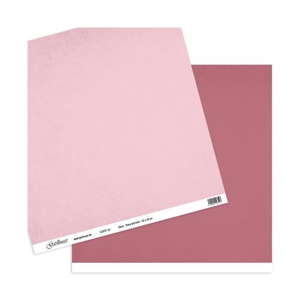 Gavlhusets Design - Papir - Basic - Rosa lys/mrk