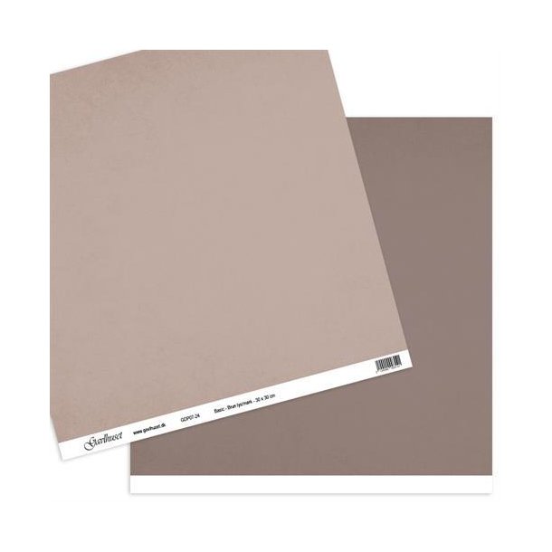 Gavlhusets Design - Papir - Basic - Brun lys / mrk