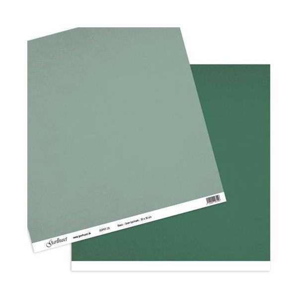 Gavlhusets Design - Papir - Basic - Grn lys / mrk