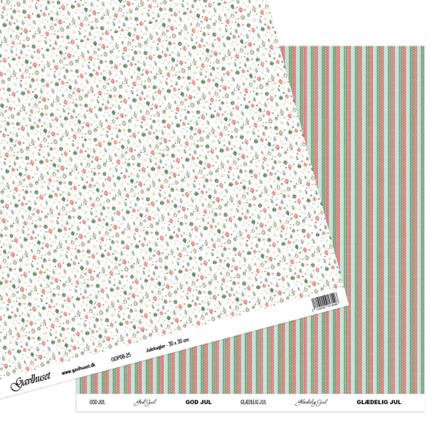 Gavlhusets Design - Papir - Julekugler