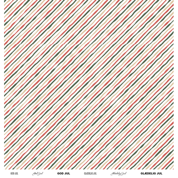 Gavlhusets Design - Papir - Gran og kugler