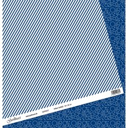 Gavlhusets Design - Papir - Striber Safirbl