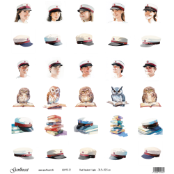 Gavlhusets Design - Papir - Rd Student / Ugler