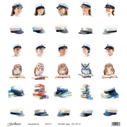 Gavlhusets Design - Papir - Bl Student / Bger