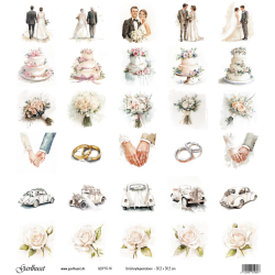 Gavlhusets Design - Papir - Sm bryllupsmotiver