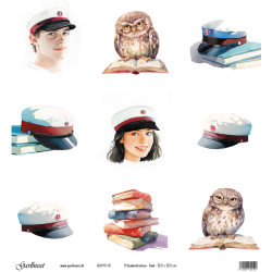 Gavlhusets Design - Papir - 9 Studentmotiver - Rd