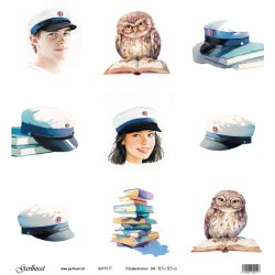 Gavlhusets Design - Papir - 9 Studentmotiver - Bl