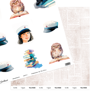 Gavlhusets Design - Papir - 9 Studentmotiver - Bl