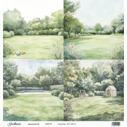 Gavlhusets Design - Papir - Havemotiver