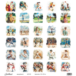 Gavlhusets Design - Papir - Sportsmotiver