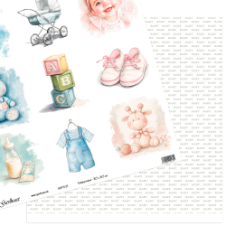 Gavlhusets Design - Papir - 9 Babymotiver