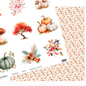 Gavlhusets Design - Papir - 9 Efter�rsmotiver