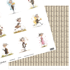 Gavlhusets Design - Papir - 9 Sjove seniorer