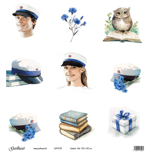 Gavlhusets Design - Papir - Student - Bl�