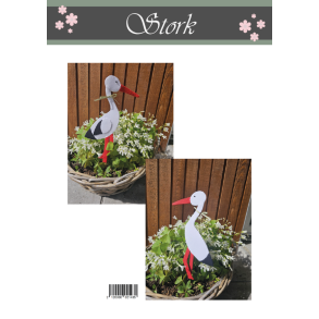 Gavlhusets Design - Patchwork m�nster - Stork