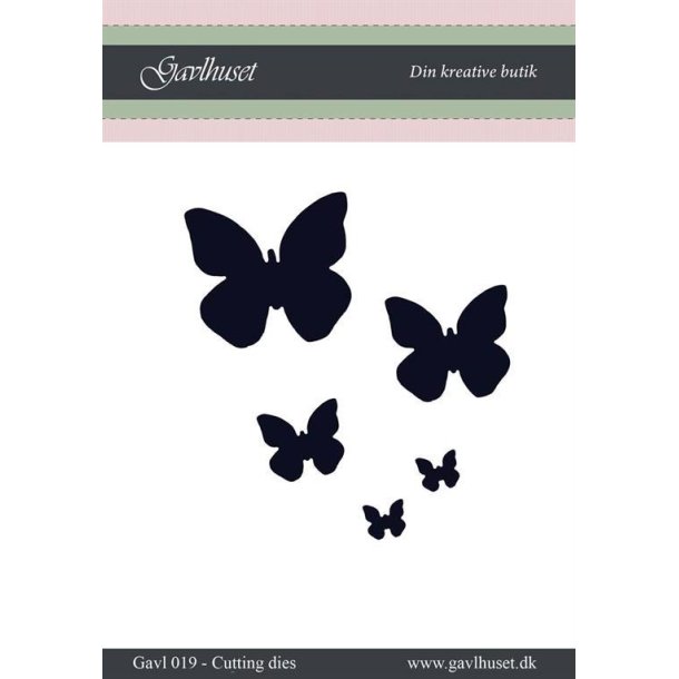 Gavlhusets Design - Die - Sommerfugle