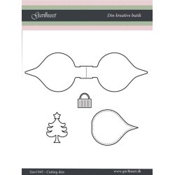 Gavlhusets Design - Die - Gavemrke - Julekugle - Drbe