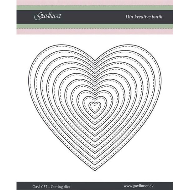 Gavlhusets Design - Die - Rammer Hjerter