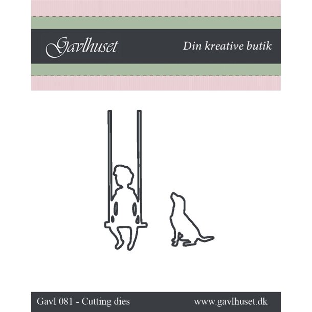 Gavlhusets Design - Die - Dreng p Gynge