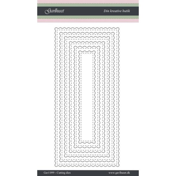 Gavlhusets Design - Die - Rammer - Slimcard - Blgekant