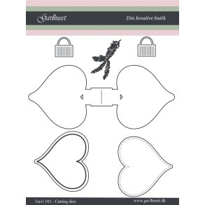 Gavlhusets Design - Die - Gavemrke - Hjerte