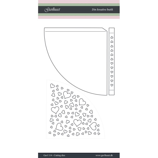 Gavlhusets Design - Die - Krmmerhus - Hjerter