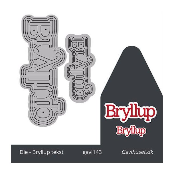 Gavlhusets Design - Die - Bryllup