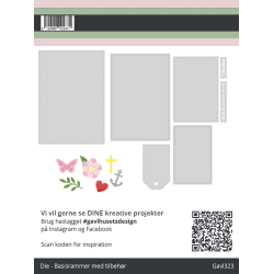 Gavlhusets Design - Die - Basisrammer med tilbehr