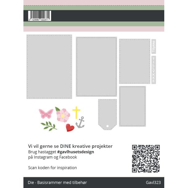 Gavlhusets Design - Die - Basisrammer med tilbehr
