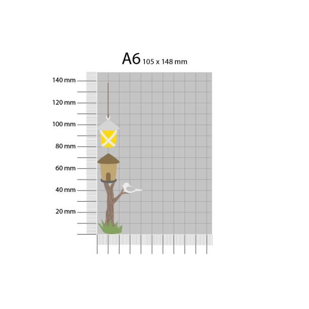Gavlhusets Design - Die - Rammer med fuglehus