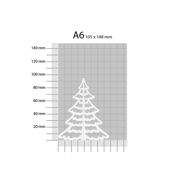 Gavlhusets Design - Die - 3D-juletr