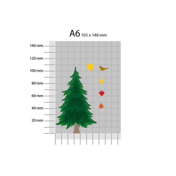Gavlhusets Design - Die - Juletr