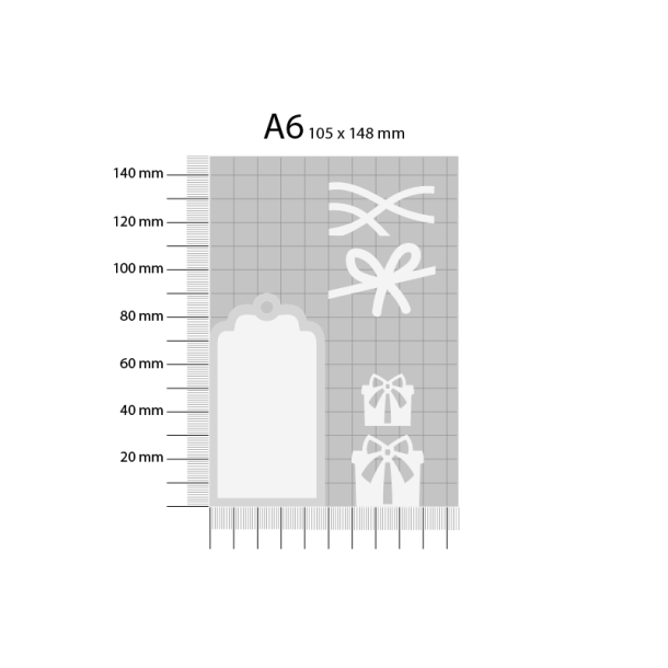 Gavlhusets Design - Die - Tags med pynt