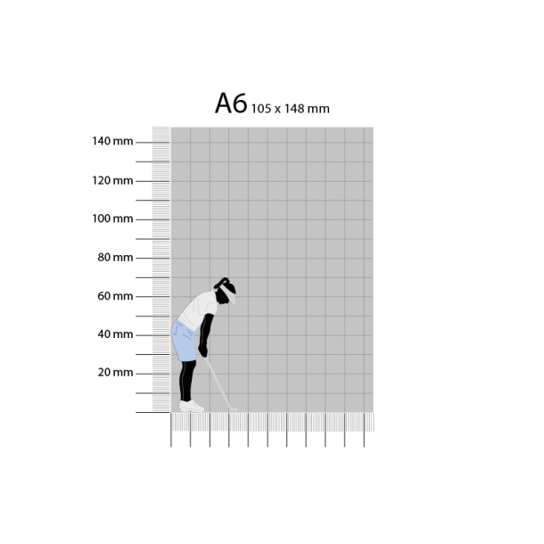 Gavlhusets Design - Die - Silhuet - Golf - Kvinde