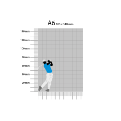 Gavlhusets Design - Die - Silhuet - Golf - Mand