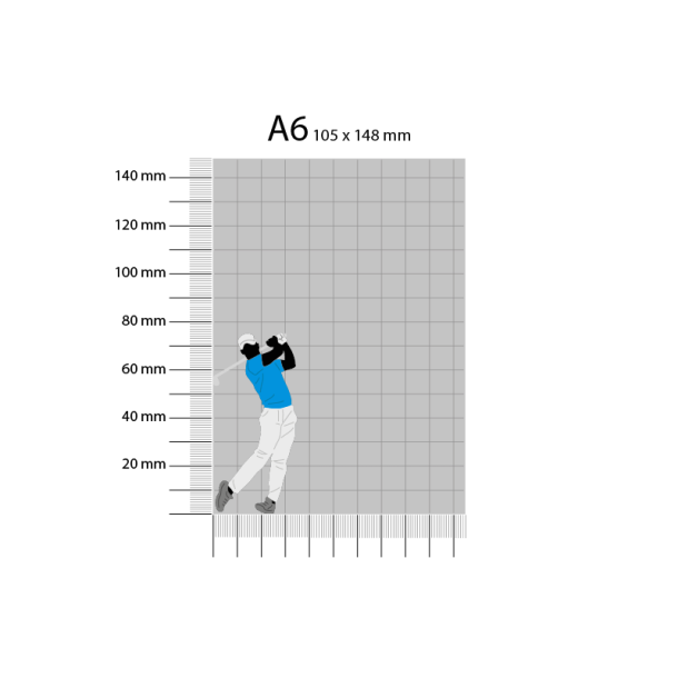 Gavlhusets Design - Die - Silhuet - Golf - Mand